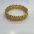 174866 $11.00 1PC STONE BANGLE GOLD PLATED