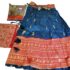 177080 $85.00 Pavadai Dawani Half Saree Size 30 Blue Skirt (2)