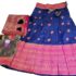 177080 $85.00 Pavadai Dawani Half Saree Size 32 Blue Skirt